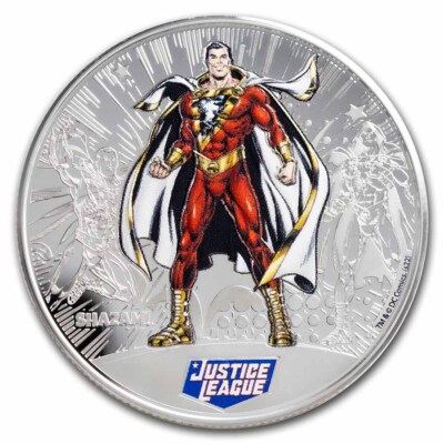 2022 Samoa 1/2 oz Silver Justice League: Shazam | eBay
