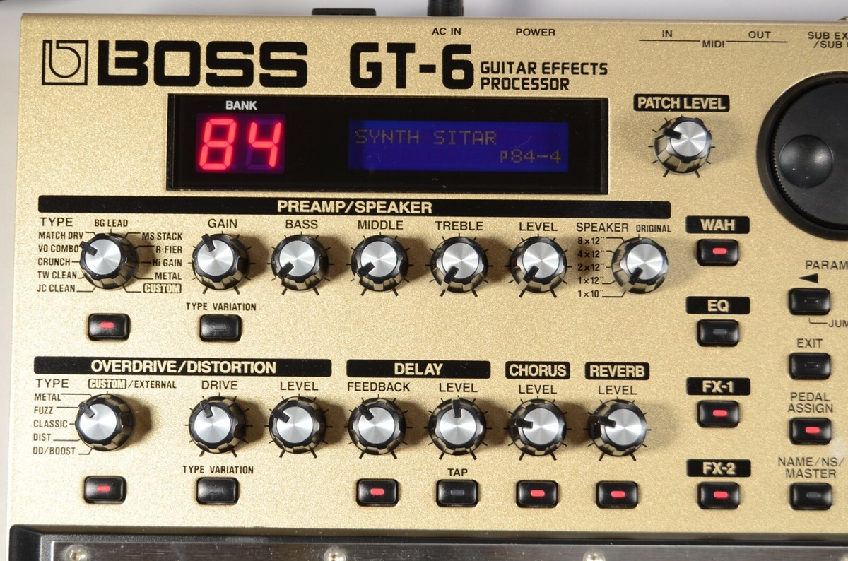 BOSS GT-6 Guitar Effects Processor | eBay