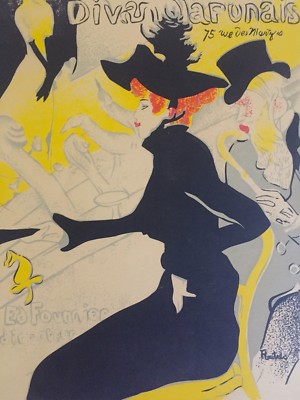 正規作品】ロートレック『Divan Japonais』シルクスクリーン 正規作品