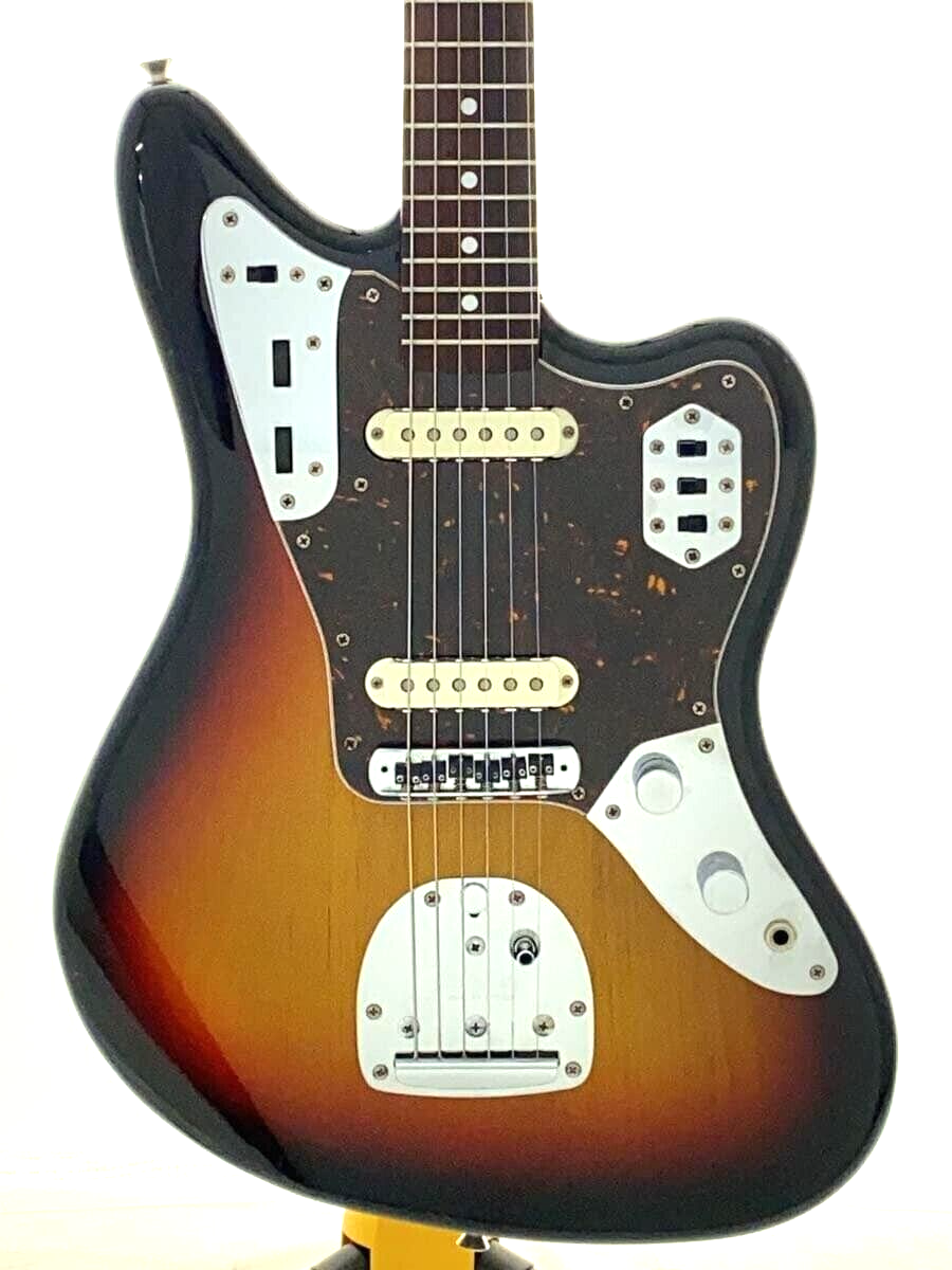 Fender Japan Jaguar Guitar JG66-85 3-Tone Sunburst Large Head Made