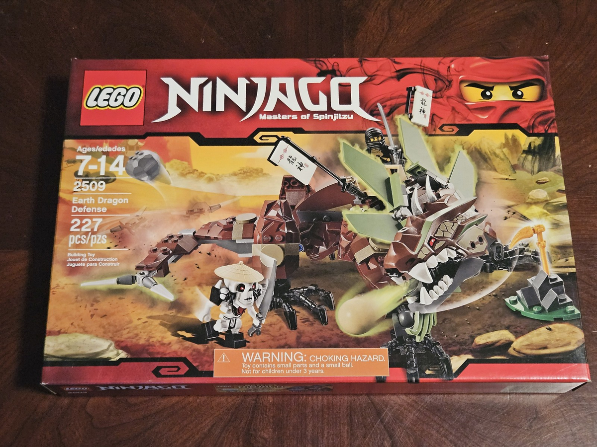 LEGO 2509 NINJAGO: Earth Dragon Defense RARE BRAND NEW / FACTORY