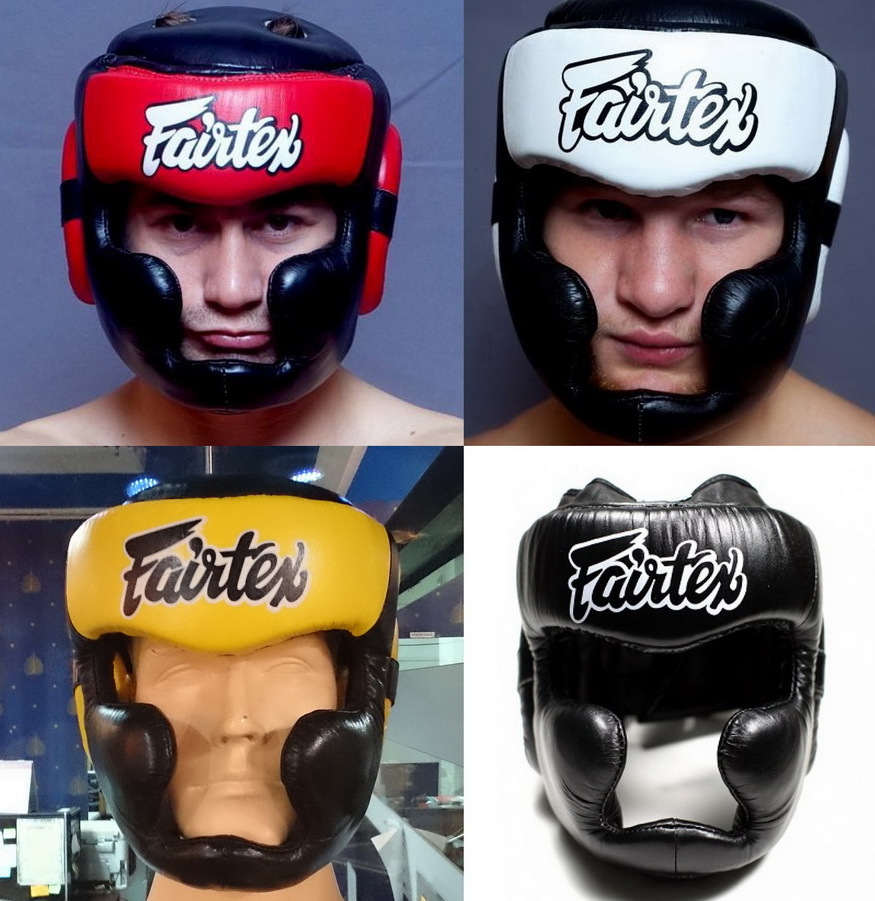 FAIRTEX HEADGUARD HG13 DIAGONAL VERSION FULL HEAD COVERAGE MUAY
