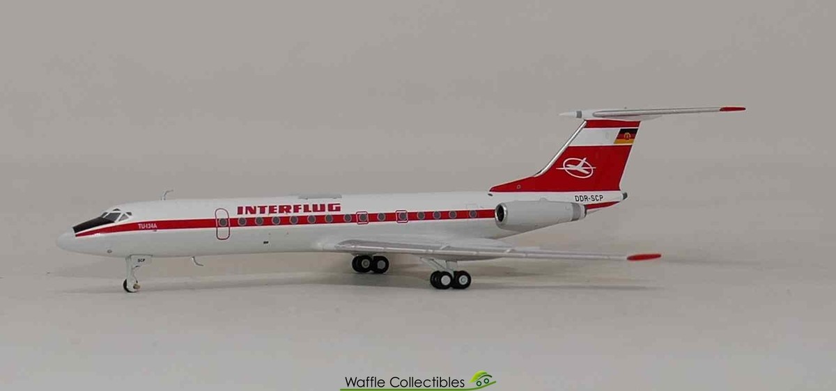 軍*姿様 Herpa Interflug Tupolev 134A 1/500 軍*姿様 Herpa Interflug