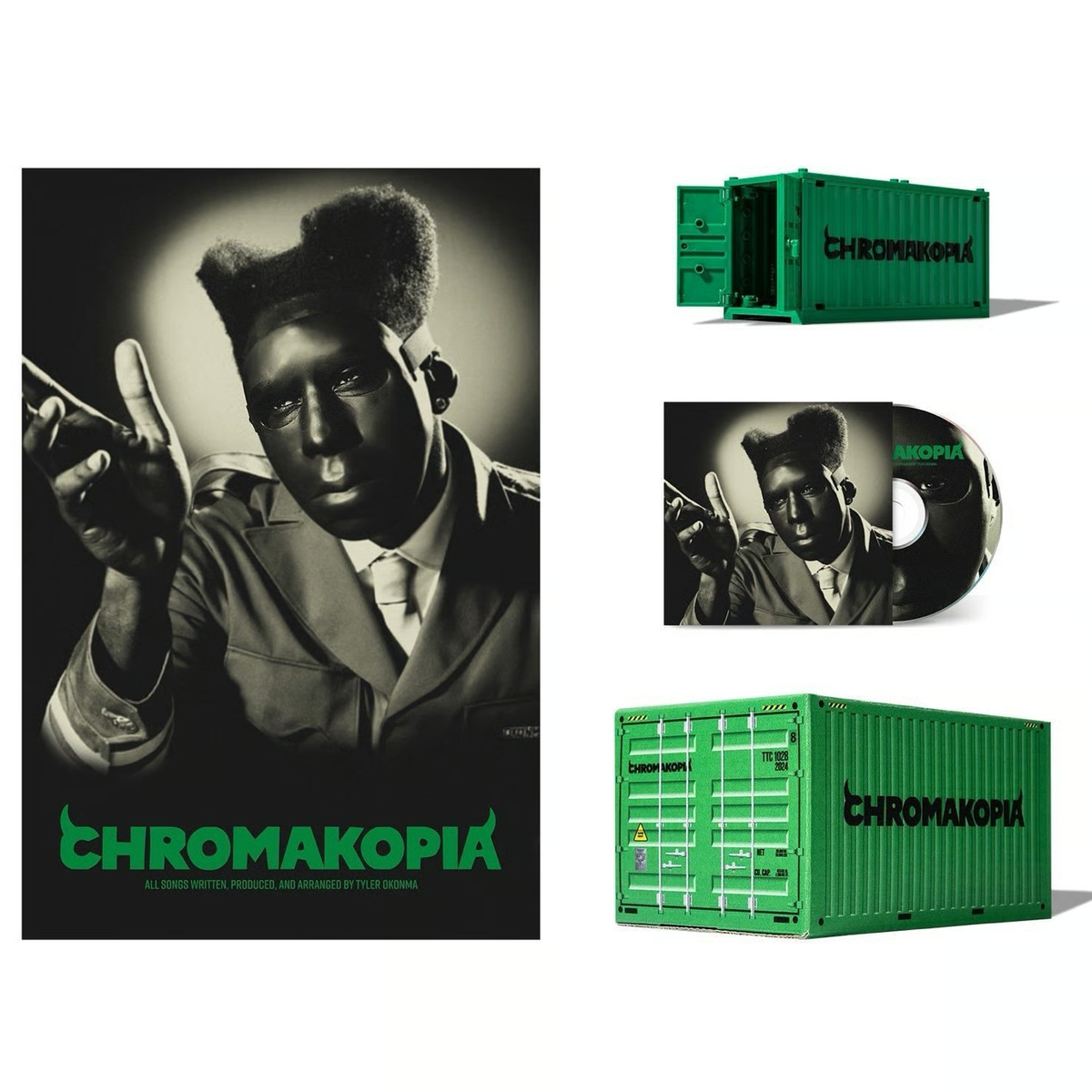 CHROMAKOPIA 緑色トートバッグセット tyler merch CHROMAKOPIA 緑色
