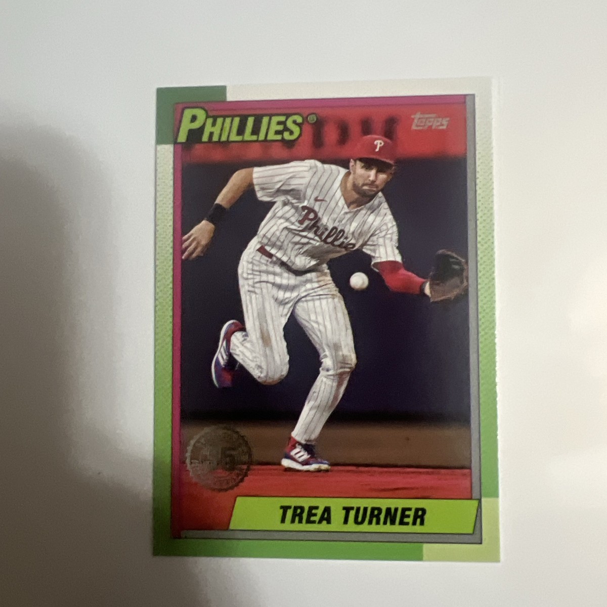 TREA TURNER topps WBC2023 ブックレットサインカード TREA TURNER