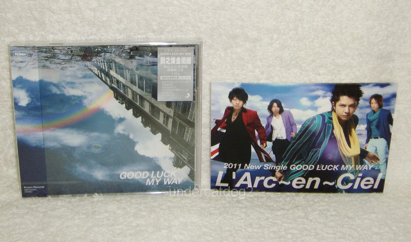 L'Arc~en~Ciel Good Luck My Way Taiwan CD+DVD+Postcard | eBay