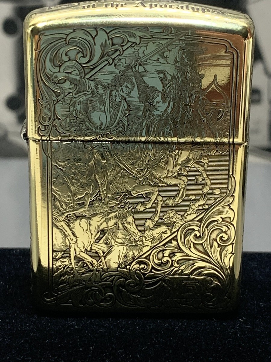 Zippo 5-side Brass Armor Four Horsemen Of The Apocalypse Zippo | eBay