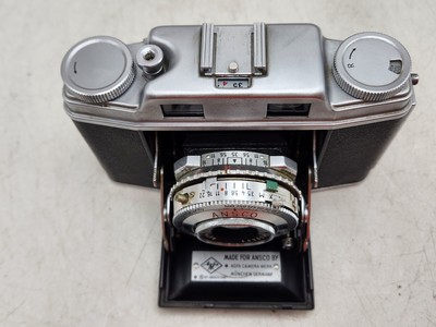 Ansco Super Regent (Solinette) 35mm RF Folding Camera w/ Agfa