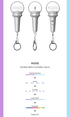 aespa OFFICIAL MINI FANLIGHT KEY RING ×2 AESPA OFFICIAL MINI