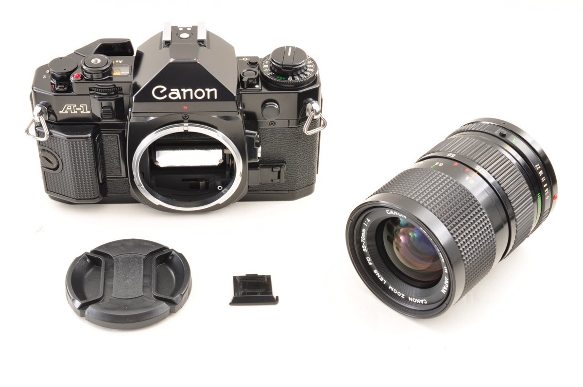 極美品】希少品Canon A-1 FD 35-70mm一眼レフフィルムカメラ 極美品