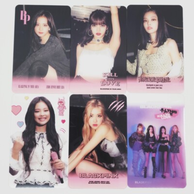 Blackpink Square Up Photocard Transparent Photo Cards Set 25pcs