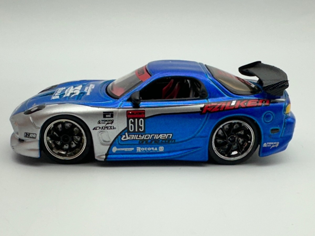Jada Toys Diecast Import Racer Mazda RX-7, Blue, 1:64 | eBay