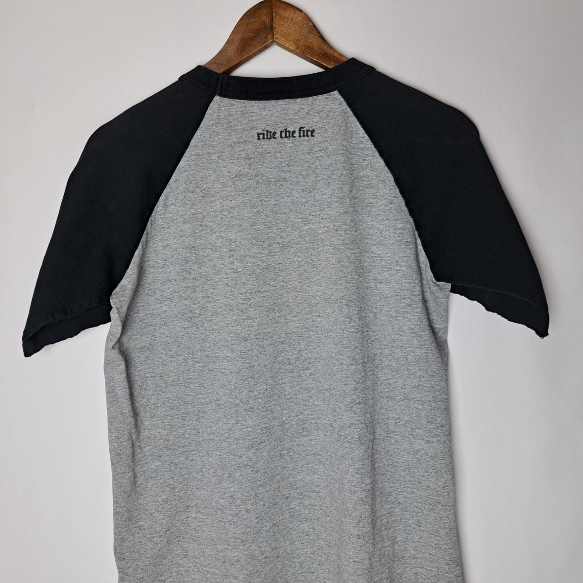 Vintage Spitfire Wheels T-Shirt Mens Small Gray Raglan S/S