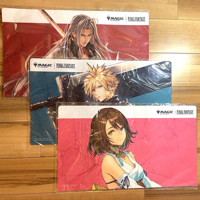 箔押しプレイマット 星の勇者、クラウドFINAL FANTASY 箔押しプレイ