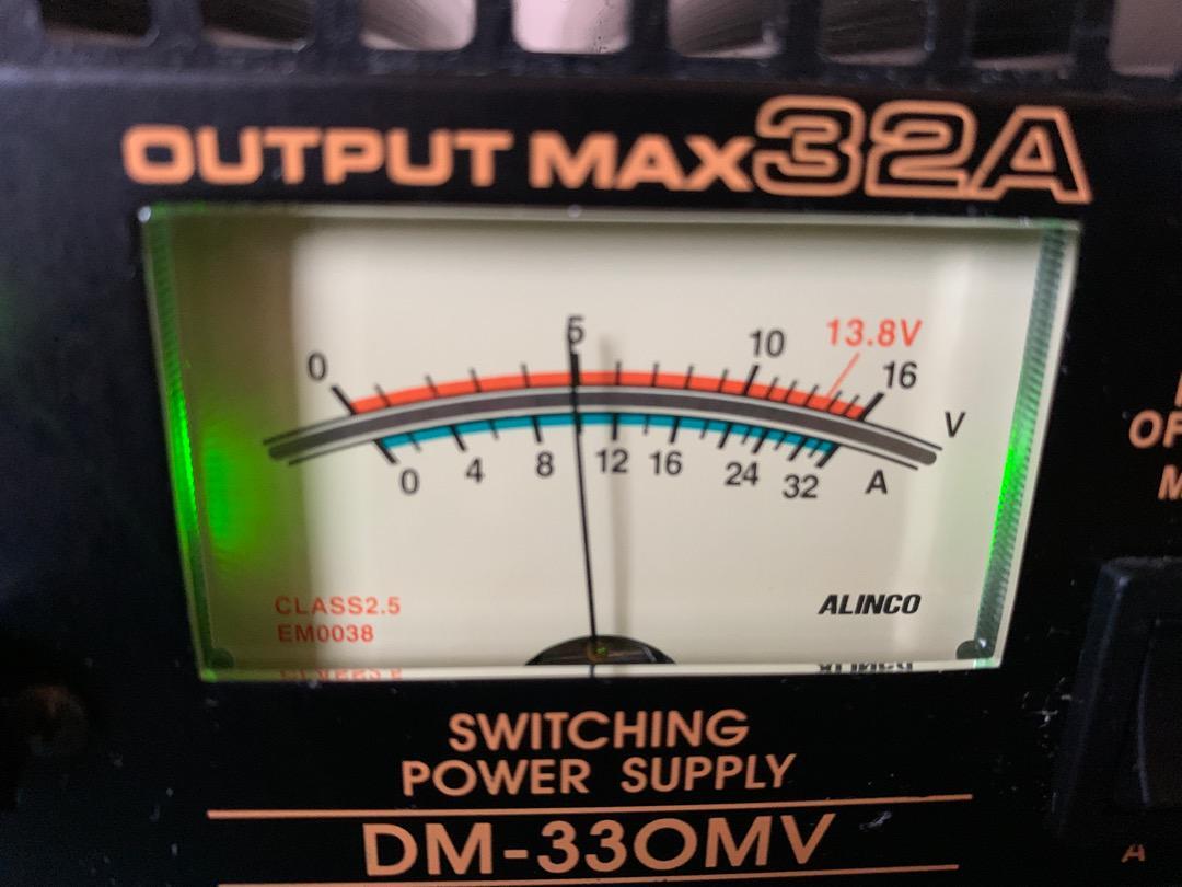 Alinco DM-330MV DC Power Supply 32A Stabilized Switching Unit Used