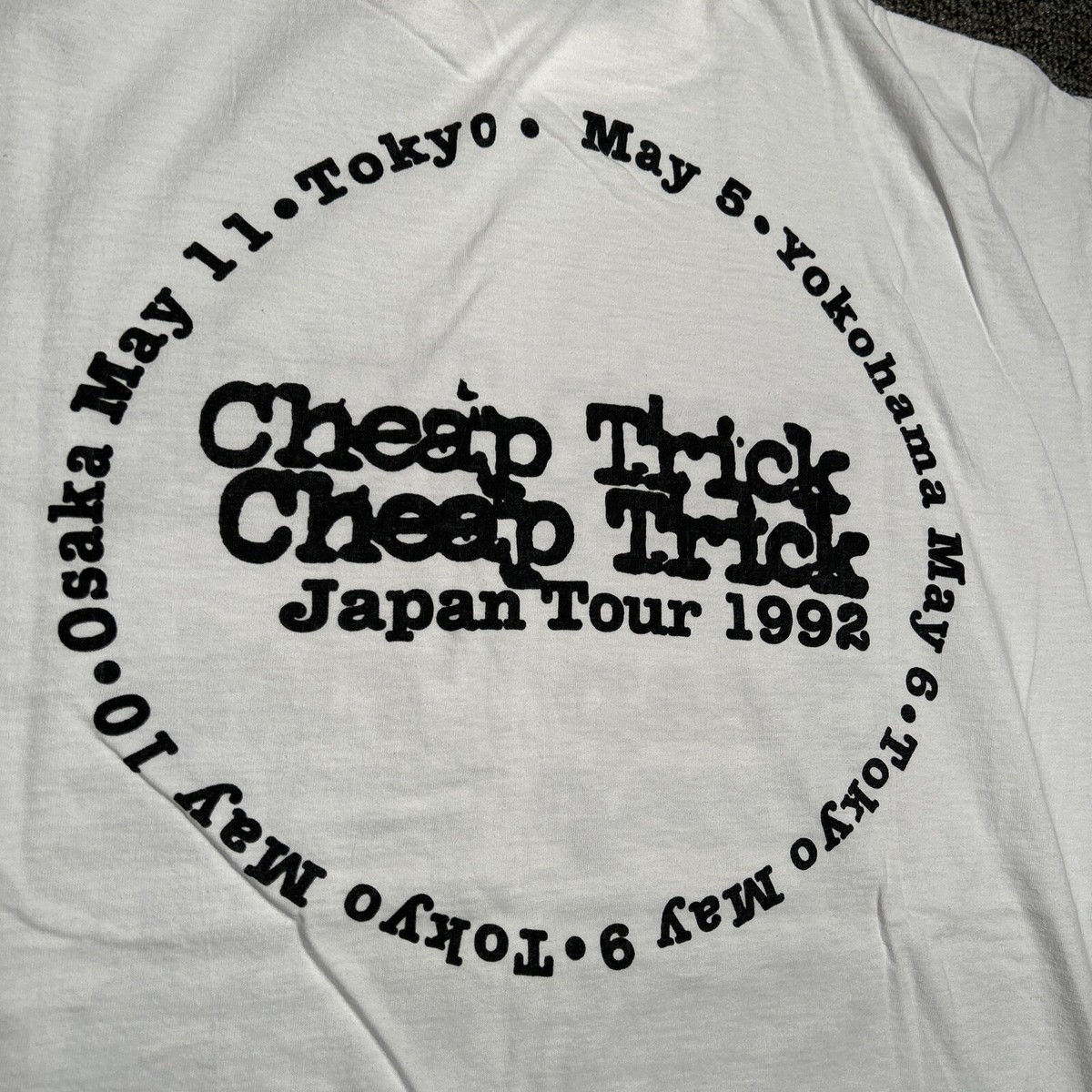 お宝❣️Cheap Trick チープ・トリック 日本ツアー Tシャツ 1992