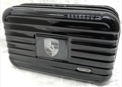 PORSCHE RIMOWA Pouch Accessory Travel Amenity Case Glossy Black