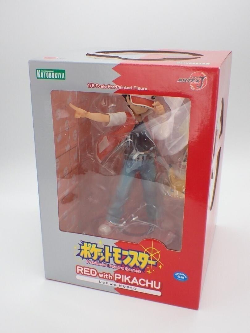激レア「未開封」 ポケモンセンター レッド & ピカチュウ フィギュア