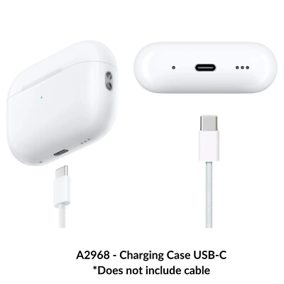 Apple AirPods Pro 2nd Gen Replacement: USB-C MagSafe Charging Case