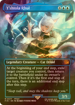 MTV Y'shtola 拡張アートFOIL「魔女、ヤ•シュトラ•ルル」英語版 FOIL