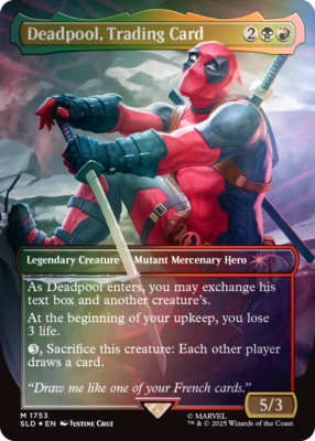 mtg deadpool デッドプール secret lair non foil Secret Lair x