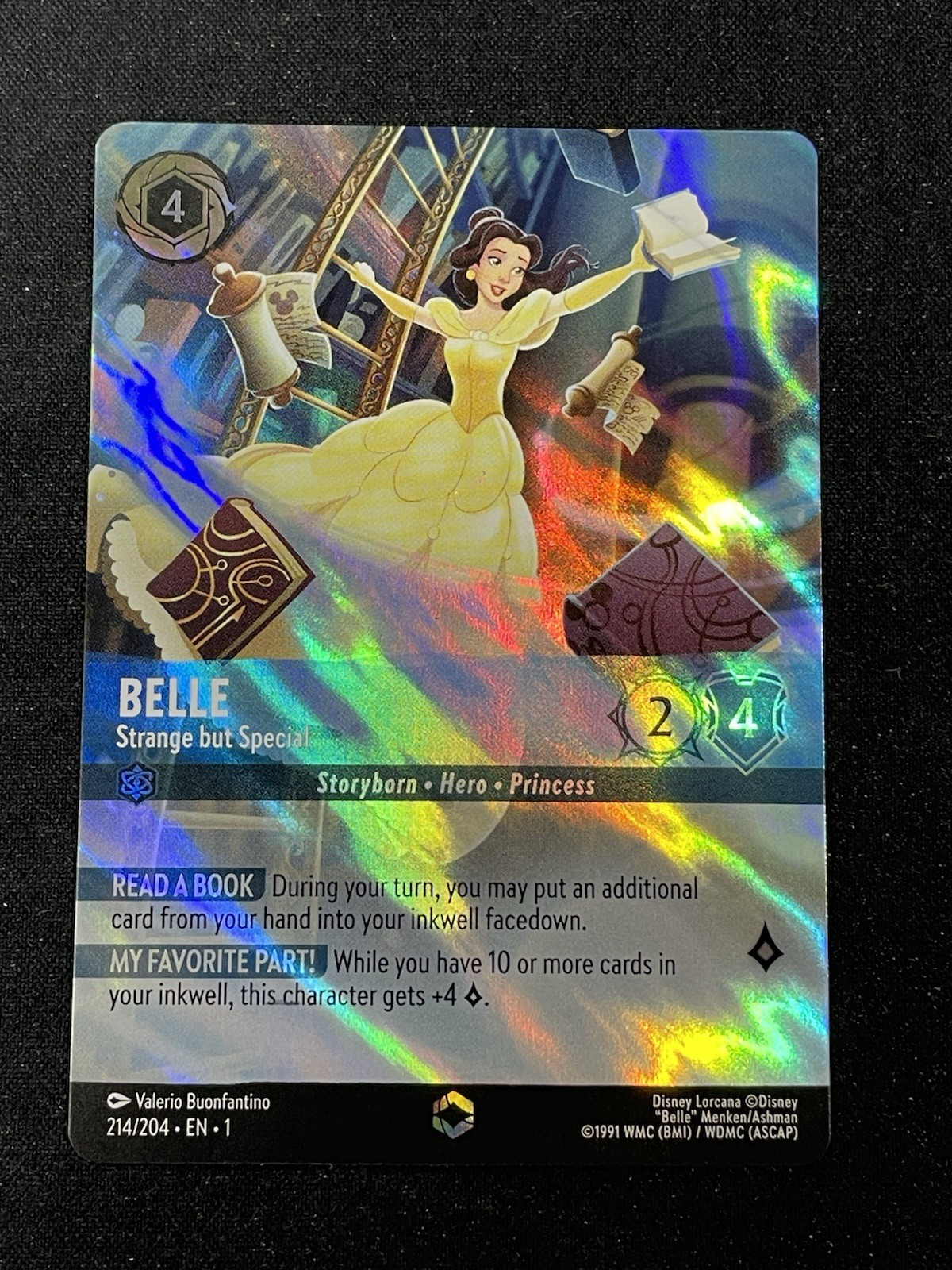 ディズニー ロルカナ ベル エンチャンテッド 214/204・JA・1 ベル