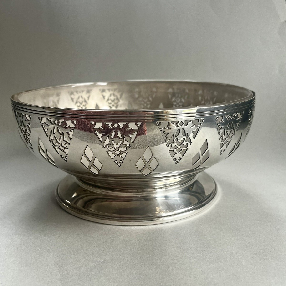 工芸品 MAPPIN & WEBB MAPPIN PLATE Pedestal Bowl 工芸品 MAPPIN