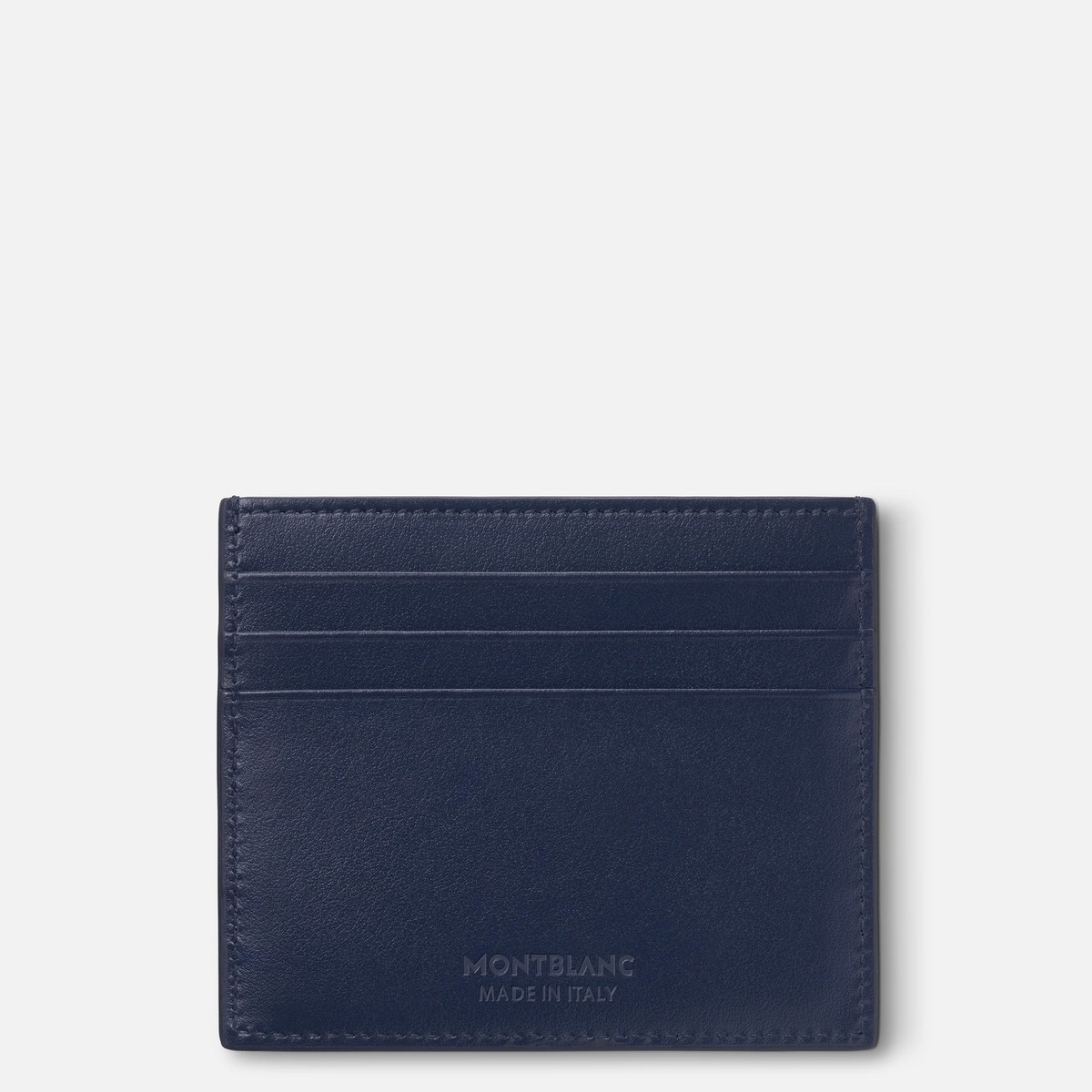 Men card wallet Montblanc Meinsterstuck 131694 blue leather slim
