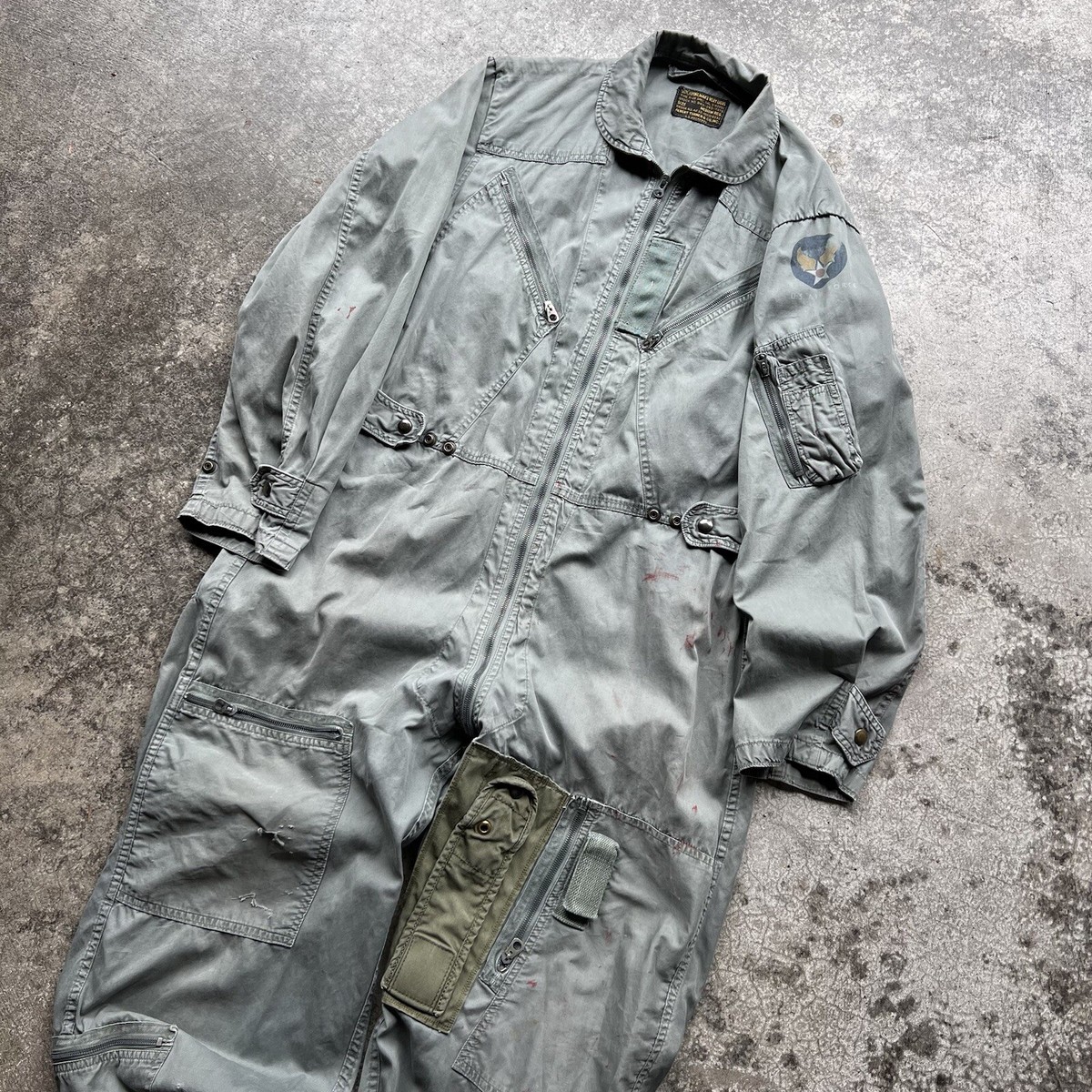 Vtg USAF 60s Suit Flying Man's Very Light Type K-28 Sz Medium