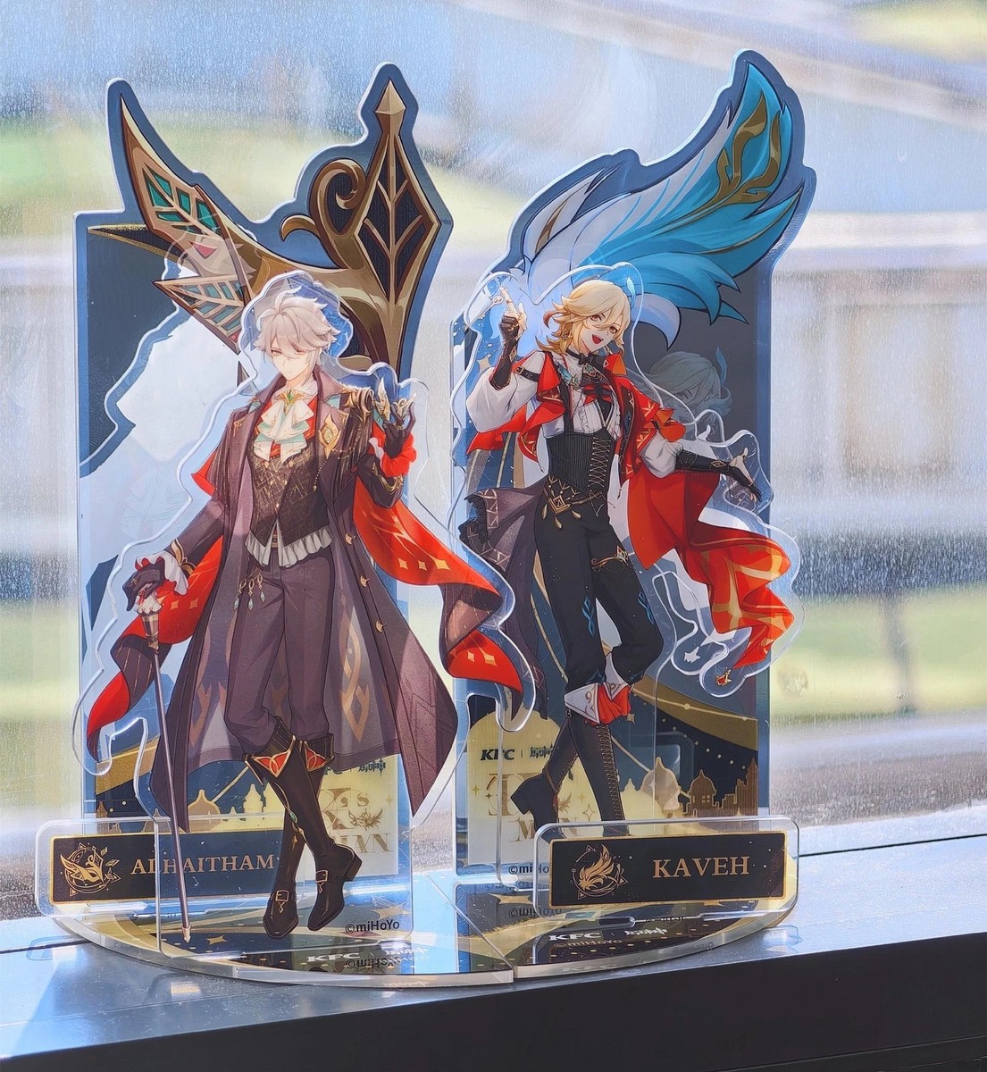 2025 KFC Mihoyo Genshin Impact Alhaitham Kaveh Acrylic Stand