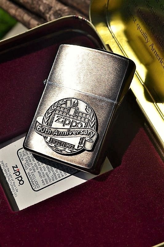 Zippo Lighter - 60th Anniversary - Limited 1992 Collectible Of The