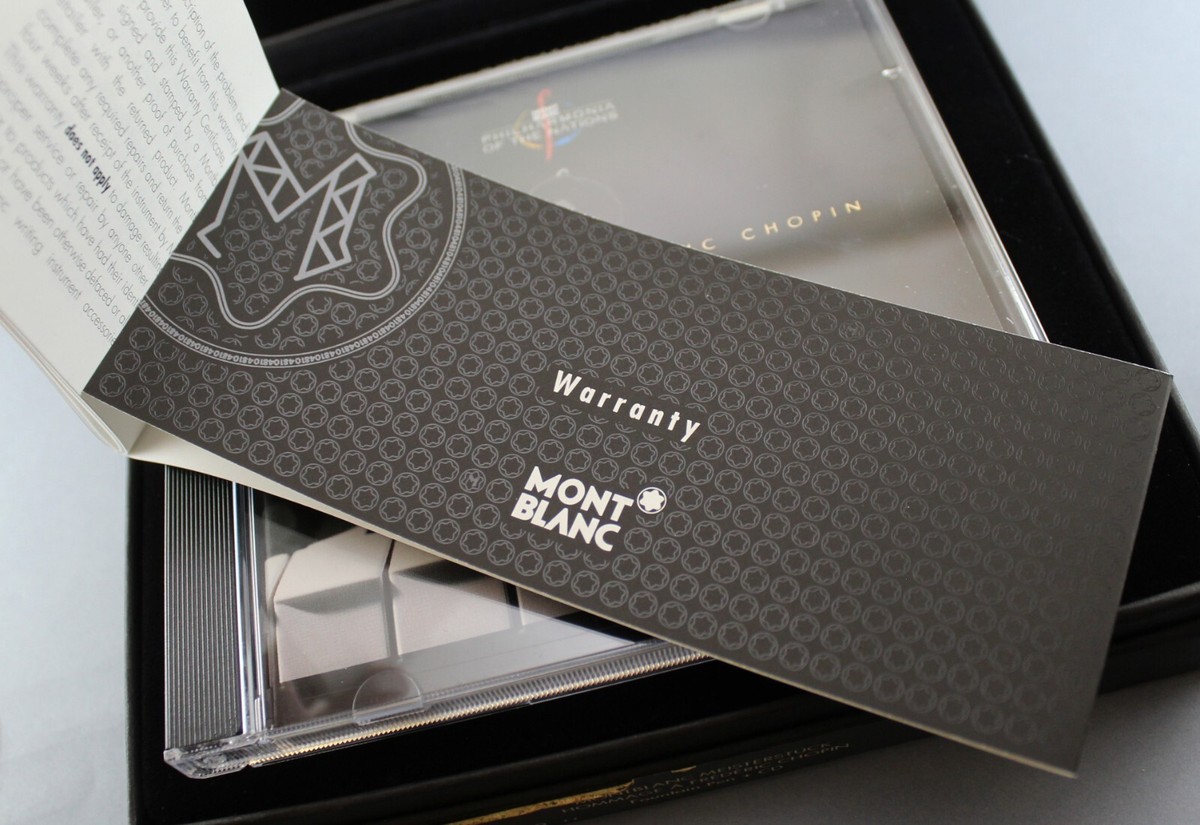 MONTBLANC Meisterstuck Hommage a Frederic Chopin Box / Case + CD