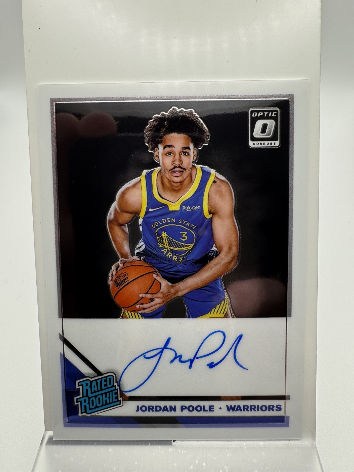 Jordan Poole 2019 Optic #169 Rated Rookie Signatures Price Guide