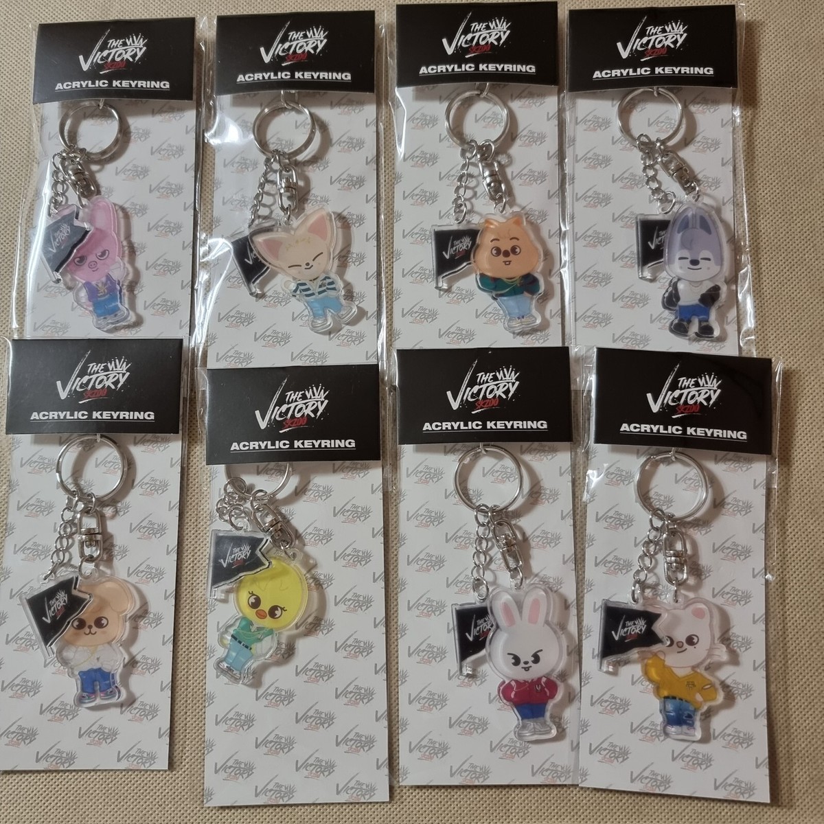 straykids DOIT yizhiyuポップアップキーホルダー8つセットB STRAY