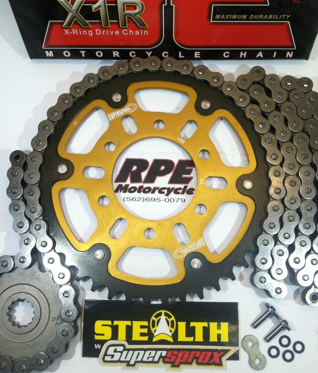 ZX6R 2005-06 EXTENDED LENGTH JT CHAIN AND SPROCKET KIT *OEM, QA or