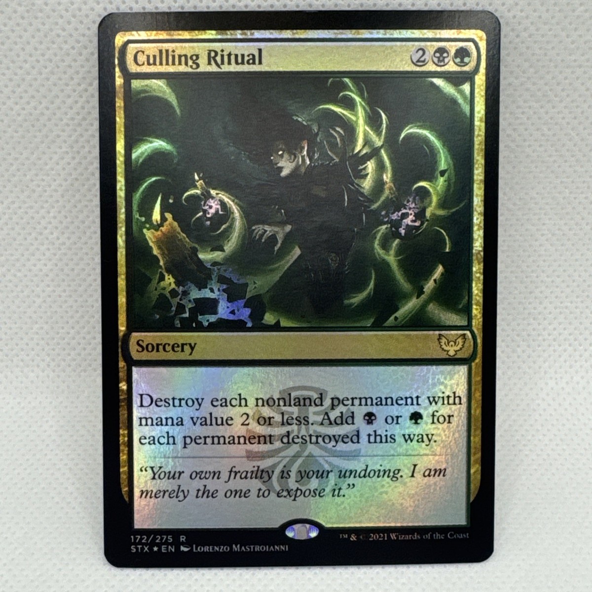 MTG FF Culling Ritual 選別の儀式 foil MTG FF Culling Ritual 選別の