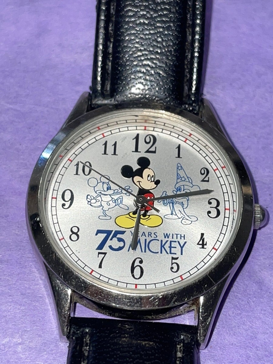 Disney Mickey Mouse Watch 75th Anniversary. 75 Years with Mickey