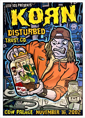 Korn Concert poster Tour 12