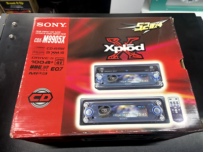 SONY CDX-M9905X CD/MP3 RECEIVER WITH CD CHANGER CONTROLS *CLASSIC