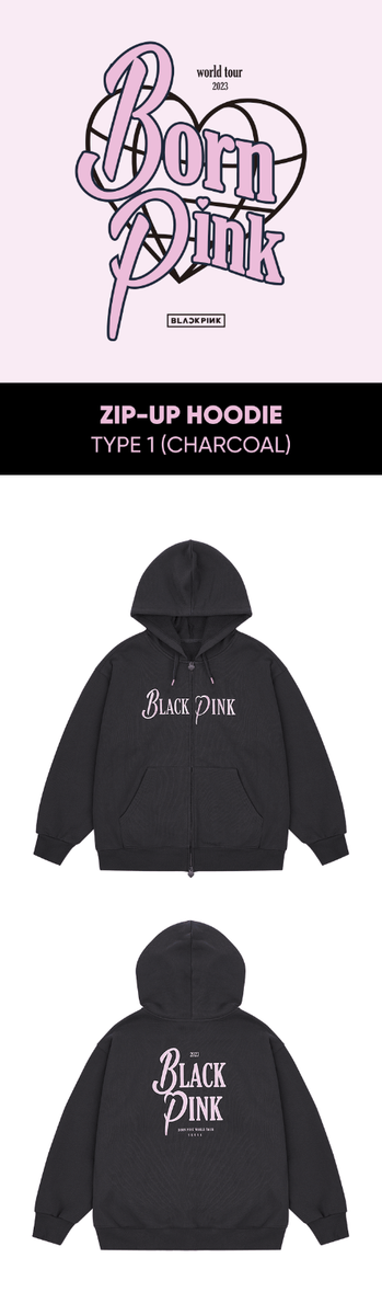 BLACKPINK WORLD TOUR BORN PINK BACKSTAGE MD ZIP-UP HOODIE TYPE 1