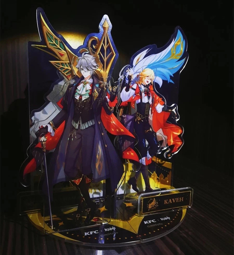 2025 KFC Mihoyo Genshin Impact Alhaitham Kaveh Acrylic Stand