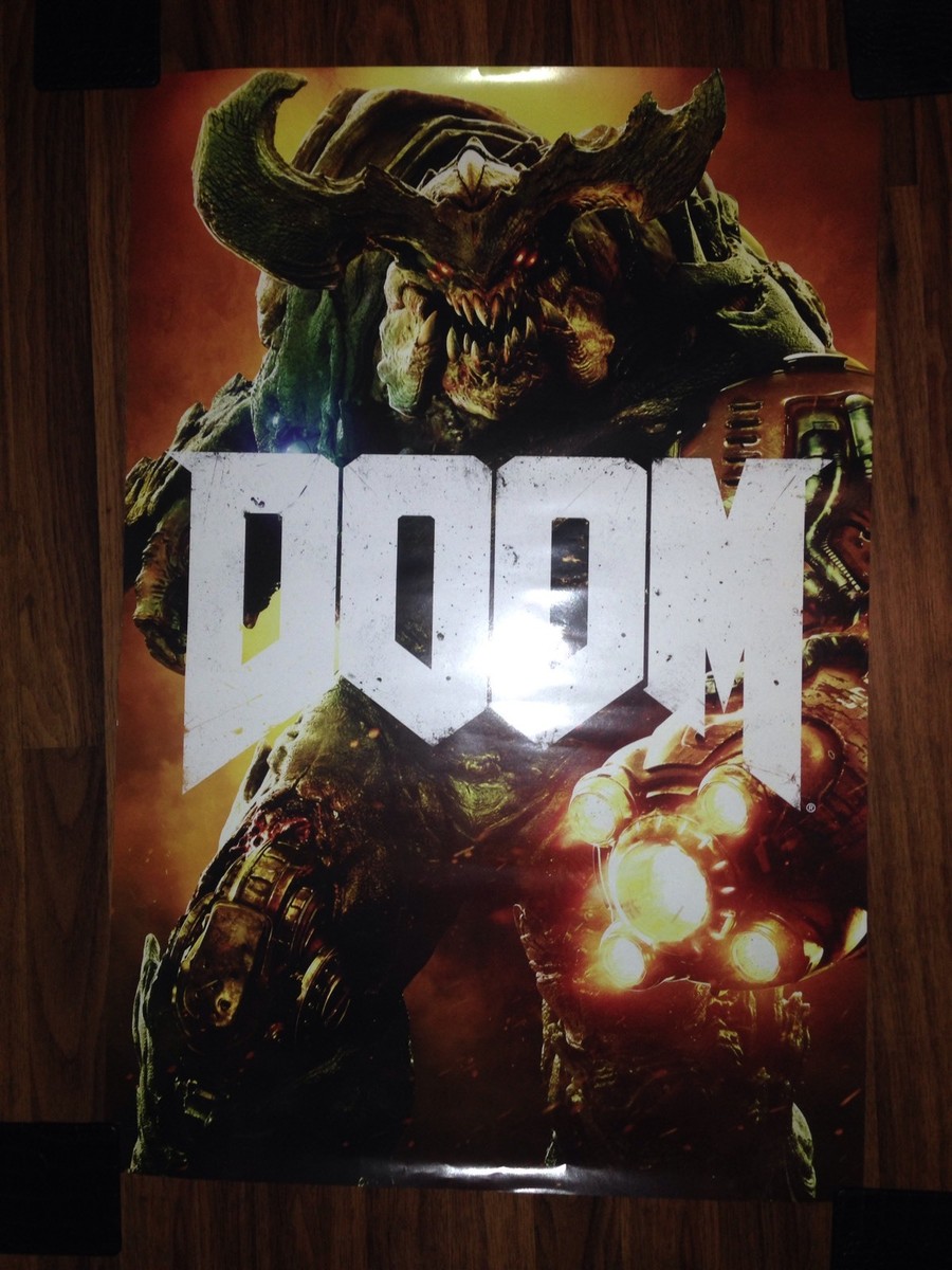 Doom 2016 Dual Sided Poster 23x34 | eBay
