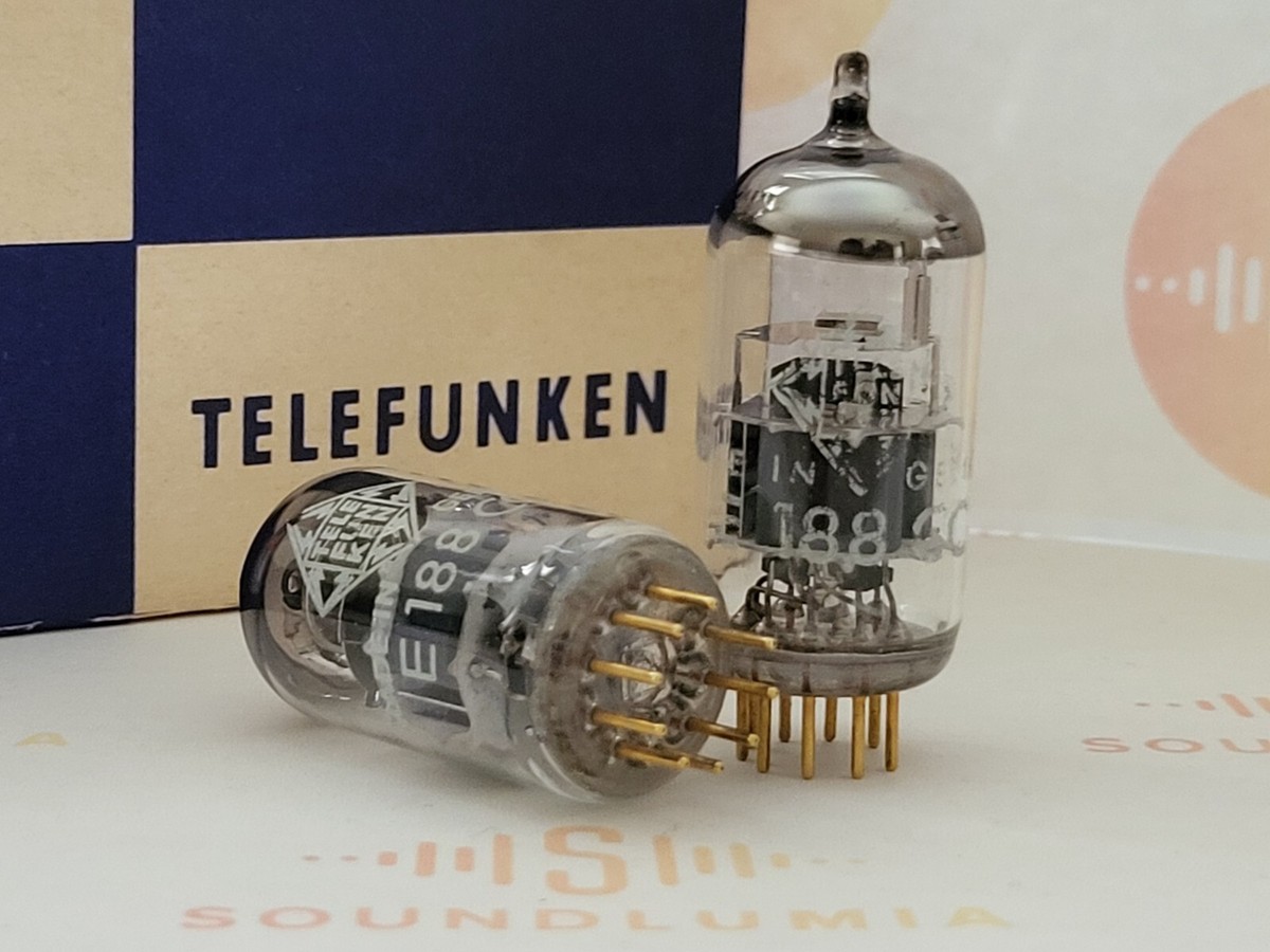 ☆Telefunken ECC88⁄6DJ8 真空管 2本セット ダイヤマーク ☆Telefunken