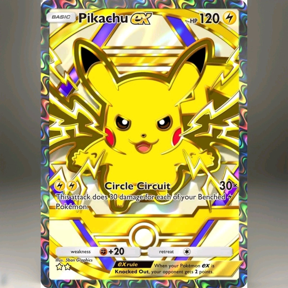 PIKACHU EX DELUXE HOLO FULL ART POKEMON TCG POCKET READ
