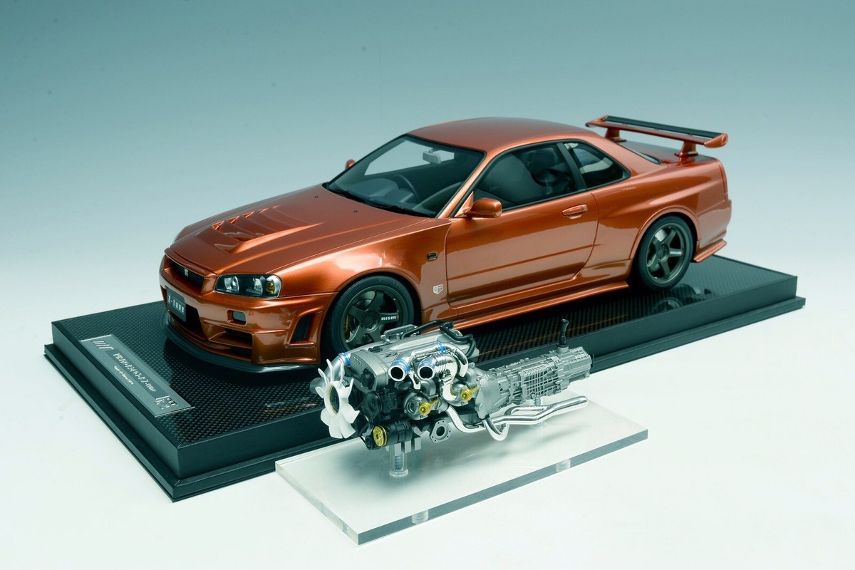 No384 ミニカー1/12 NISSAN NISMO R34 Z-tune