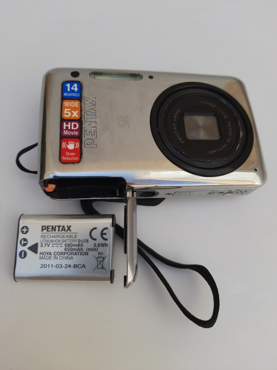 PENTAX OPTIO S1 COMPACT CAMERA 14 MEGA PIXEL,CHROME | eBay