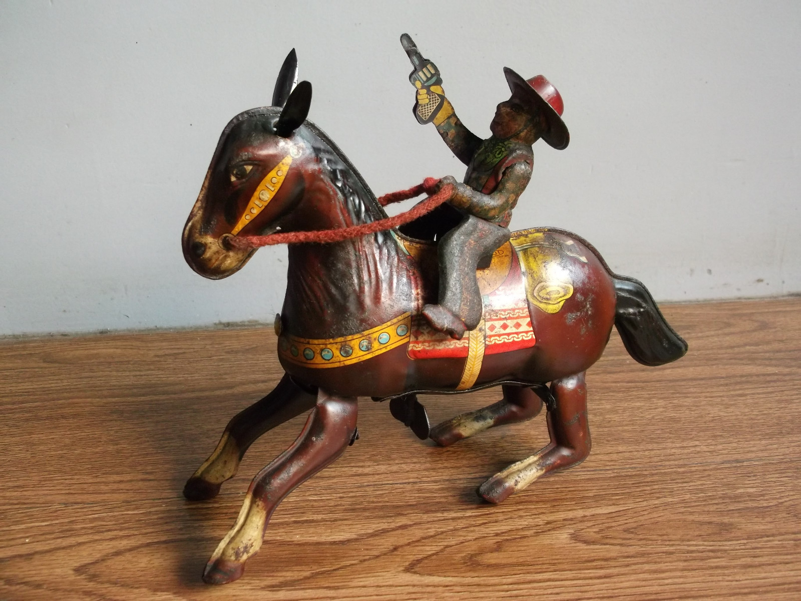 日本製】 希少 1960年代 ブリキ カウボーイ ヴィンテージ 日本製