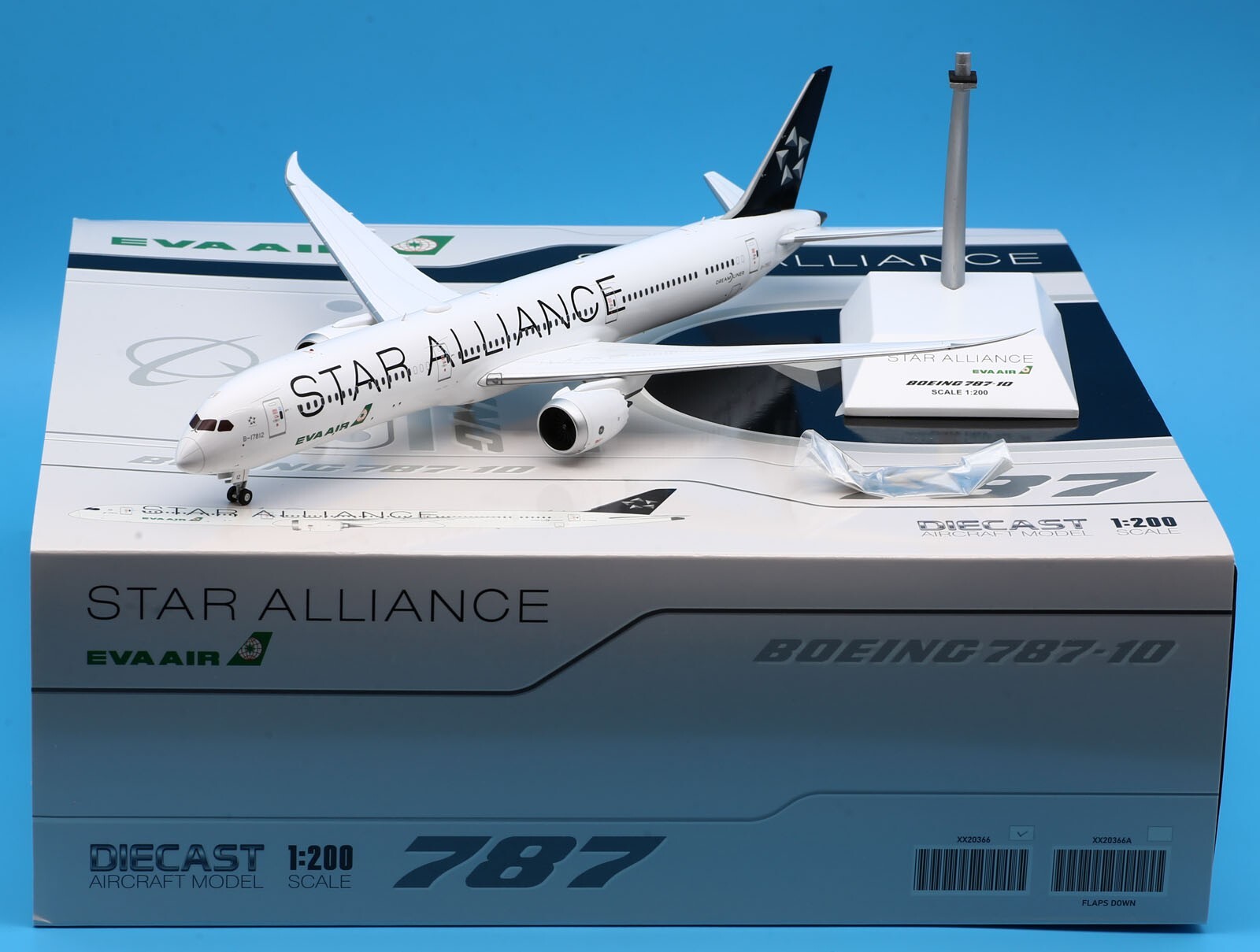 Jcwings Boeing787-10 1⁄200 エバー航空 Jcwings 1⁄200 EVA AIR エバー