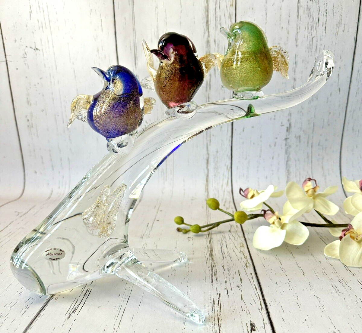 VINTAGE MURANO ムラーノ ガラス 置物 タートル 亀 VINTAGE MURANO