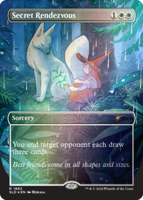 MTG Secret Lair: Adventures of the Little Witch RAINBOW FOIL New